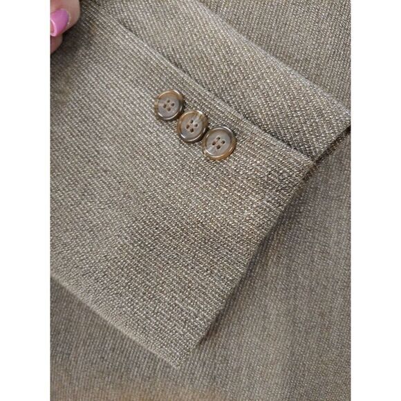 Enrico Gelini VINTAGE Mens Size 42R Brown Chambray Blazer. - Picture 9 of 12